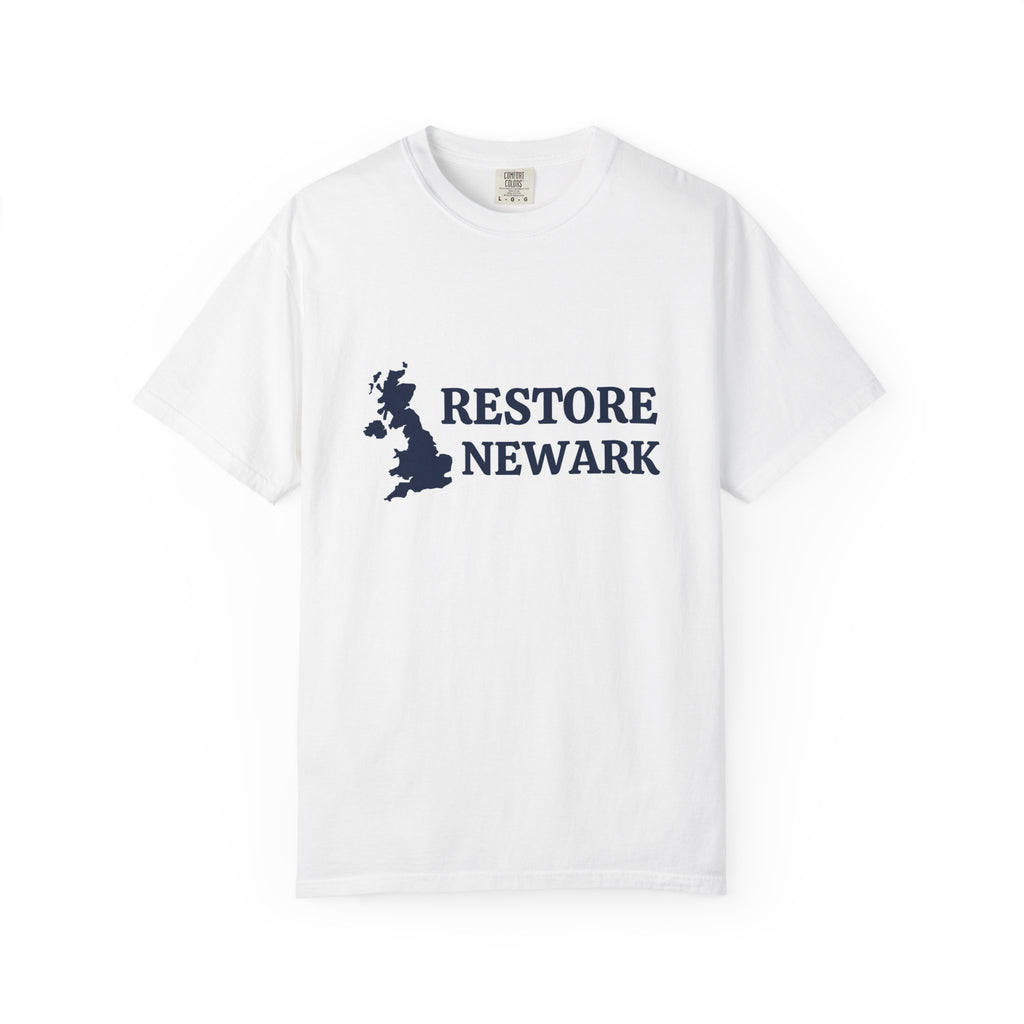 Restore Newark T-Shirt — UK Map Graphic City Pride Tee