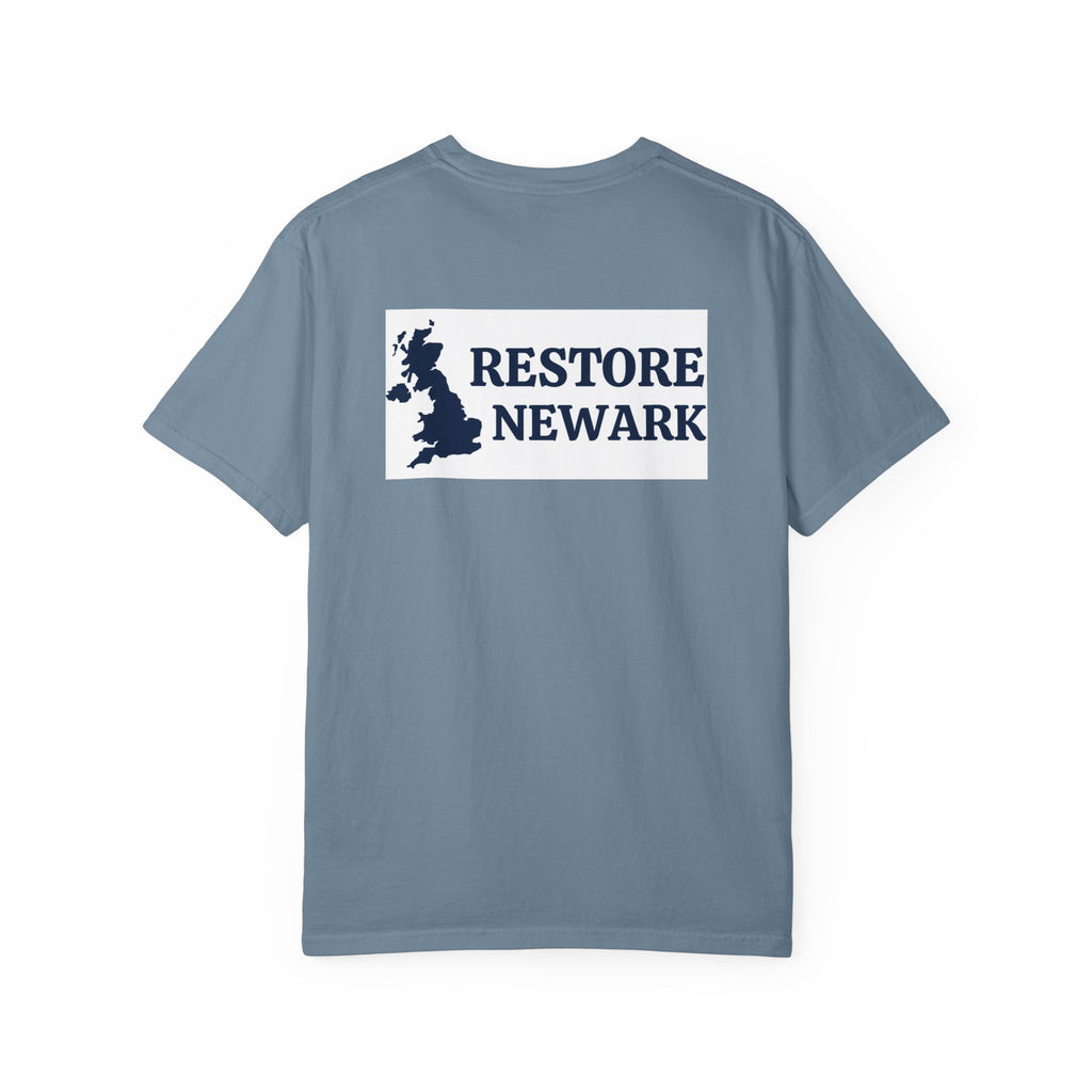 Restore Newark T-Shirt — UK Map Graphic City Pride Tee