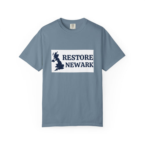 Restore Newark T-Shirt — UK Map Graphic City Pride Tee
