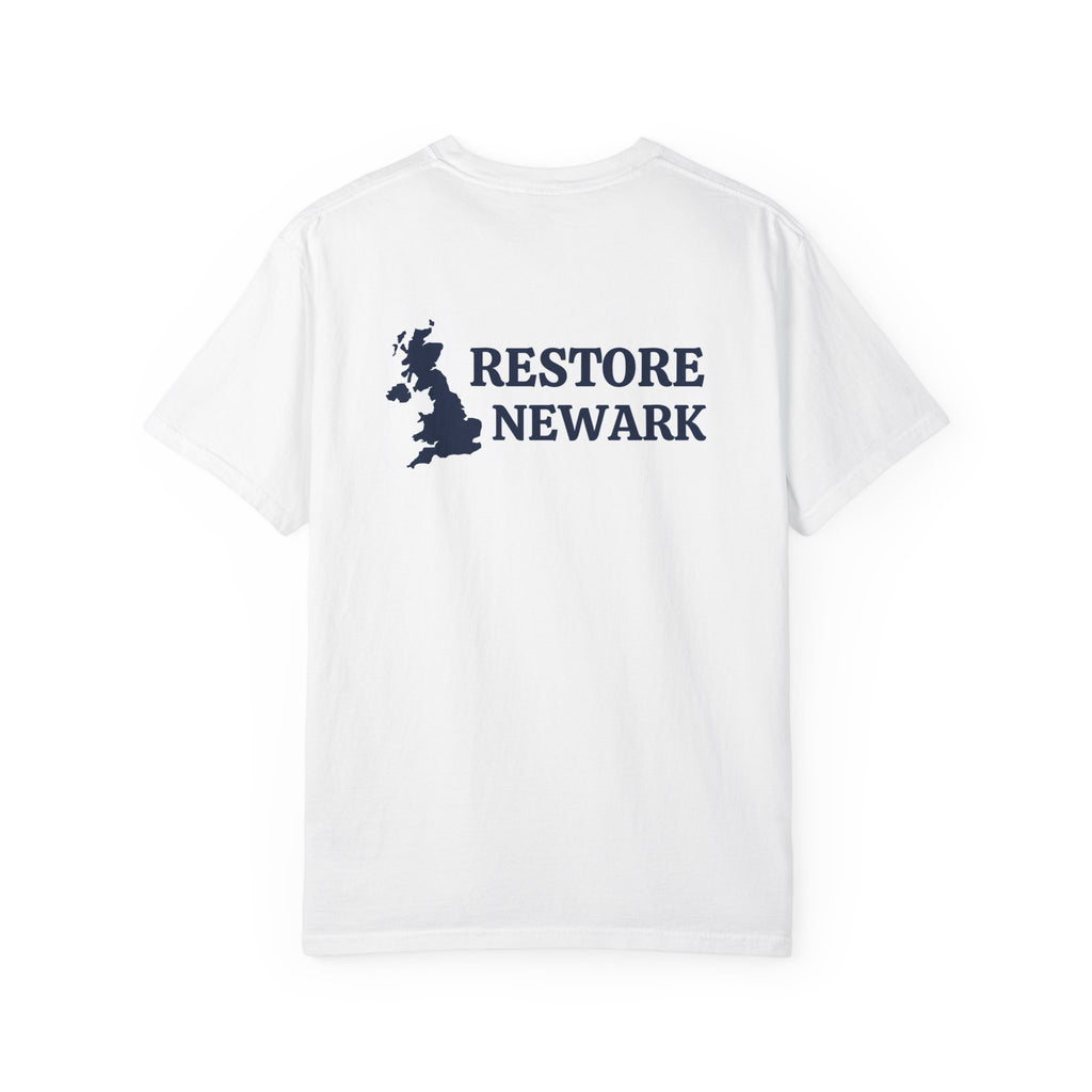 Restore Newark T-Shirt — UK Map Graphic City Pride Tee